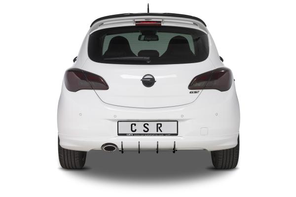 CSR Racing Diffusor | Heckansatz für Opel Corsa E Gsi HA321-B Lackierung erforderlich (unlackiert)