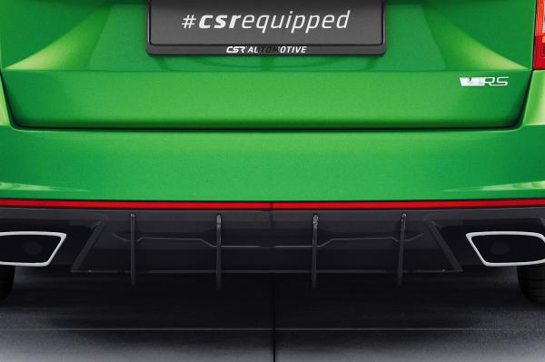 CSR Racing Diffusor | Heckansatz für Skoda Octavia 3 (Typ 5E) RS HA322-L Lackierung erforderlich (unlackiert roh)