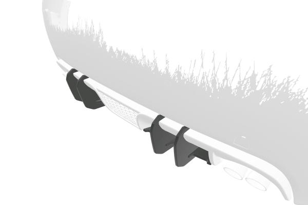 CSR Racing Diffusor | Heckansatz für Fiat Abarth 595 HA323-L Lackierung erforderlich (unlackiert roh)