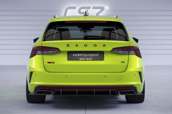 CSR Racing Diffusor | Heckansatz für Skoda Octavia 4 RS HA324-L Lackierung erforderlich (unlackiert roh)