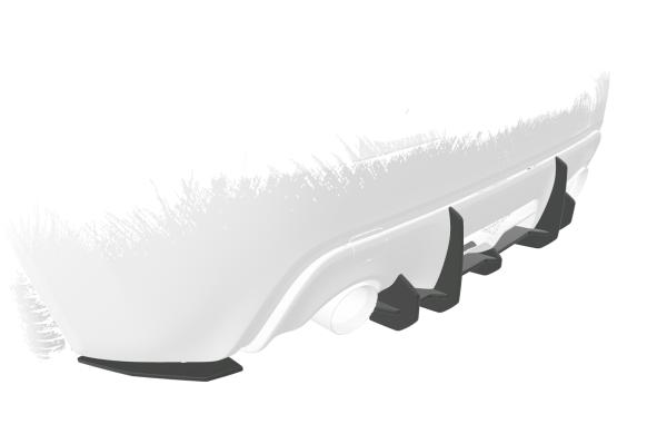 CSR Racing Diffusor | Heckansatz für Toyota GT86 HA326-L Lackierung erforderlich (unlackiert roh)