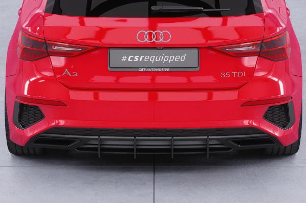 CSR Racing Diffusor | Heckansatz für Audi A3 8Y S-Line HA327-B Lackierung erforderlich (unlackiert)