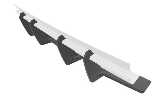 CSR Racing Diffusor | Heckansatz für VW Golf 7 (Typ AU) GTI HA332-B Lackierung erforderlich (unlackiert)