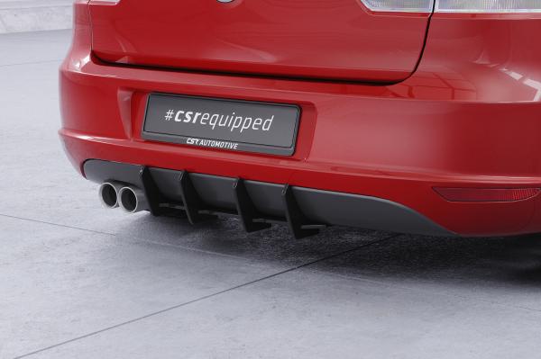 CSR Racing Diffusor | Heckansatz für VW Golf 6 (Typ 1K) HA334-L Lackierung erforderlich (unlackiert roh)