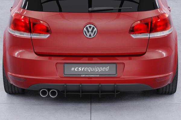 CSR Racing Diffusor | Heckansatz für VW Golf 6 (Typ 1K) HA334-L Lackierung erforderlich (unlackiert roh)