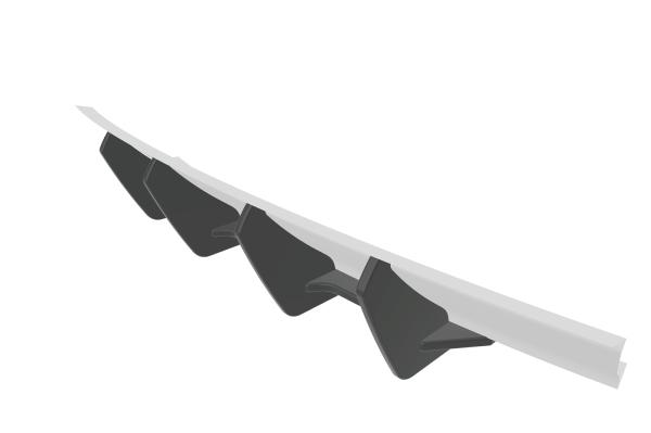 CSR Racing Diffusor | Heckansatz für VW Golf 6 (Typ 1K) HA334-L Lackierung erforderlich (unlackiert roh)