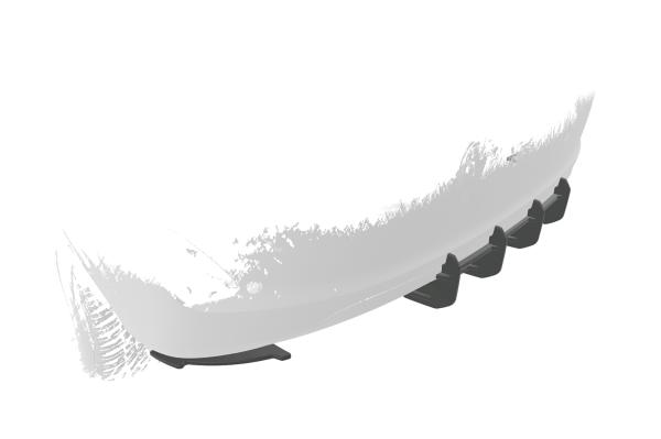 CSR Racing Diffusor | Heckansatz für Ford Fiesta MK8 HA336-L Lackierung erforderlich (unlackiert roh)