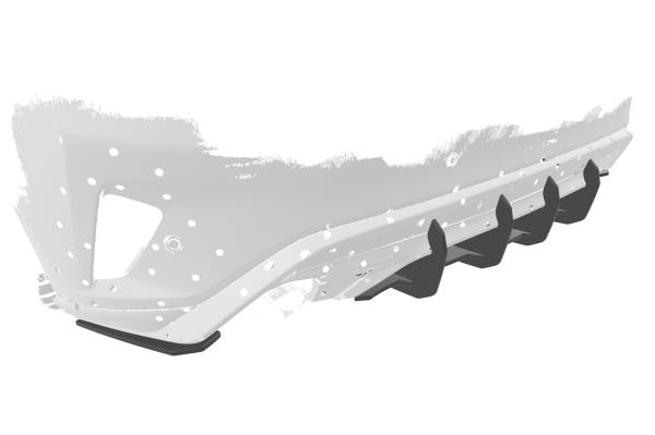 CSR Racing Diffusor | Heckansatz für Ford Focus MK4 ST HA337-L Lackierung erforderlich (unlackiert roh)