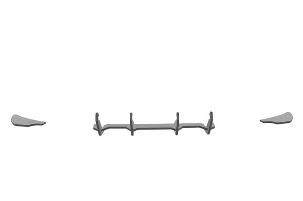 CSR Racing Diffusor | Heckansatz für VW Golf 7 (Typ AU) R HA346-L Lackierung erforderlich (unlackiert roh)