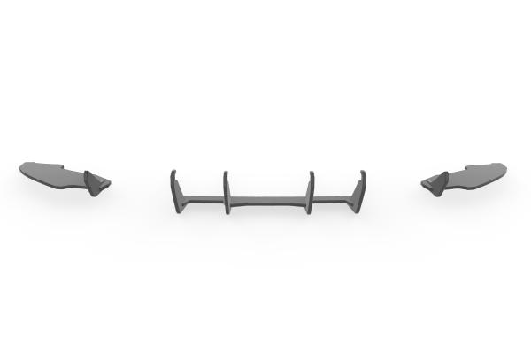 CSR Racing Diffusor | Heckansatz für VW Scirocco 3 HA349-L Lackierung erforderlich (unlackiert roh)