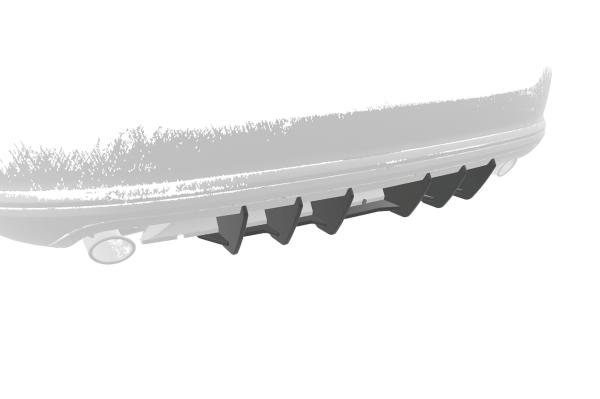 CSR Racing Diffusor | Heckansatz für VW Passat B7 (Typ 3C) Variant HA353-L Lackierung erforderlich (unlackiert roh)