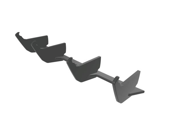 CSR Racing Diffusor | Heckansatz für VW Golf 7 (Typ AU) Variant R-Line HA356-L Lackierung erforderlich (unlackiert roh)