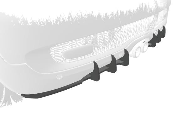 CSR Racing Diffusor | Heckansatz für Mini R55/R56/R57 Cooper S HA362-B Lackierung erforderlich (unlackiert)