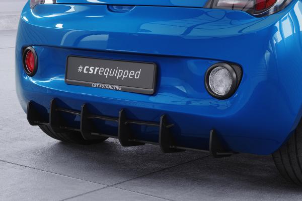 CSR Racing Diffusor | Heckansatz für Opel Adam HA363-L Lackierung erforderlich (unlackiert roh)