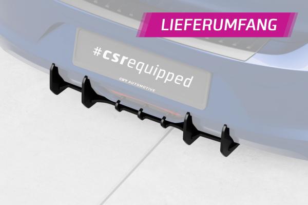 CSR Racing Diffusor | Heckansatz für Opel Corsa F HA364-L Lackierung erforderlich (unlackiert roh)