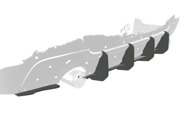 CSR Racing Diffusor | Heckansatz für BMW 3er E92/E93 M-Paket HA368-B Lackierung erforderlich (unlackiert)