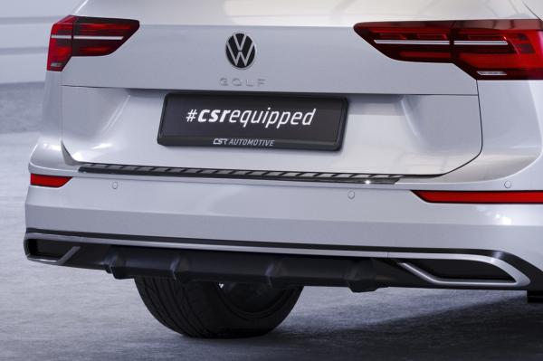 CSR Diffusor | Heckansatz mit ABE für VW Golf 8 (Typ CD) HA370-G Glossy schwarz Hochglanz (keine Lackierung erforderlich)