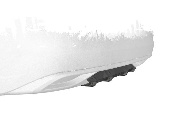 CSR Diffusor | Heckansatz mit ABE für VW Golf 8 (Typ CD) HA370-G Glossy schwarz Hochglanz (keine Lackierung erforderlich)