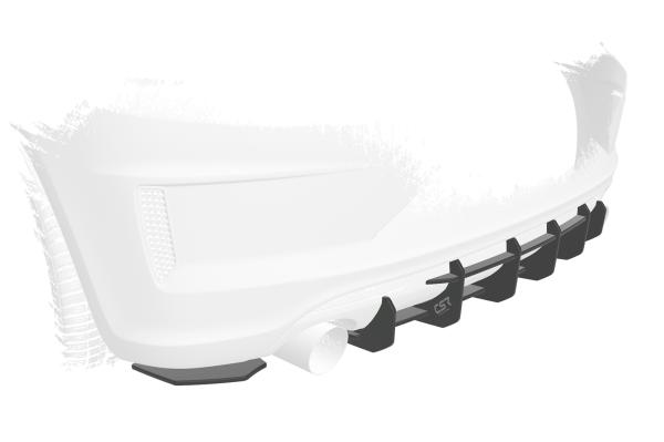 CSR Racing Diffusor | Heckansatz für VW Scirocco 3 R HA376 Lackierung erforderlich (unlackiert roh)