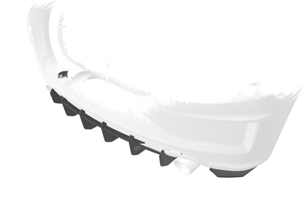 CSR Racing Diffusor | Heckansatz für VW Scirocco 3 R HA376 Lackierung erforderlich (unlackiert roh)