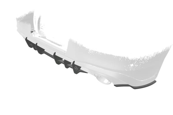 CSR Racing Diffusor | Heckansatz für VW Golf 8 GTI HA377-B Lackierung erforderlich (unlackiert)