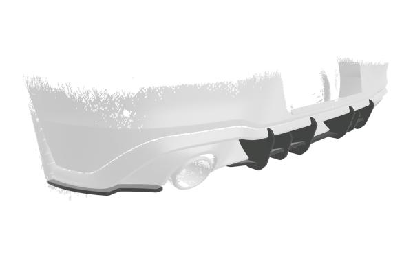 CSR Racing Diffusor | Heckansatz für VW Golf 8 GTI HA377-B Lackierung erforderlich (unlackiert)