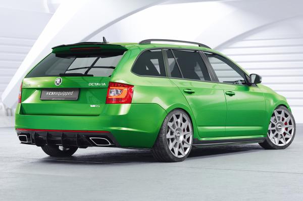 CSR Racing Diffusor | Heckansatz für Skoda Octavia 3 (Typ 5E) RS HA379 Lackierung erforderlich (unlackiert roh)