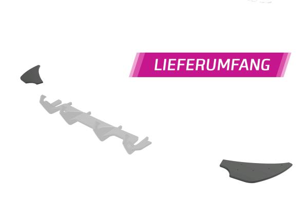 CSR Racing Diffusor | Heckansatz für VW Golf 7 (Typ AU) R HA396 Lackierung erforderlich (unlackiert roh)