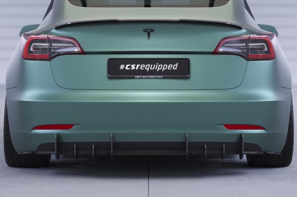 CSR Racing Diffusor | Heckansatz für Tesla Model 3 HA412-B Lackierung erforderlich (unlackiert)