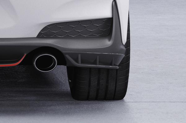 CSR Diffusor | Heckansatz mit ABE für Hyundai I30 (PD) N HA429-S strukturiert schwarz matt (keine Lackierung erforderlich)