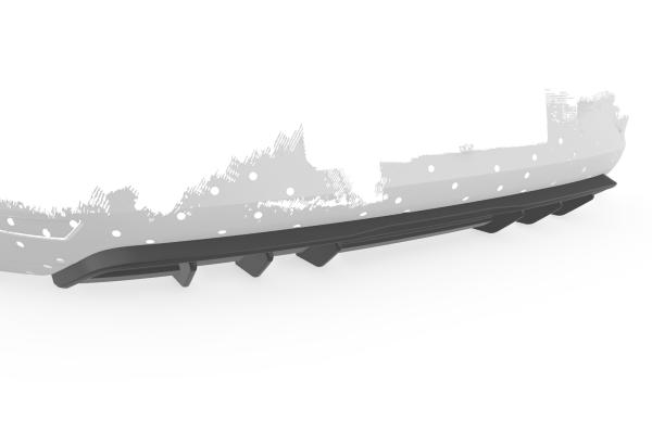 CSR Diffusor | Heckansatz mit ABE für Seat Leon 3 (Typ 5F) HA431-C Carbon Look Hochglanz (keine Lackierung erforderlich)