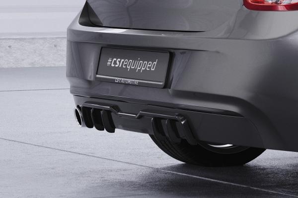 CSR Diffusor | Heckansatz mit ABE für BMW 1er F20 / F21 HA433-G Glossy schwarz Hochglanz (keine Lackierung erforderlich)