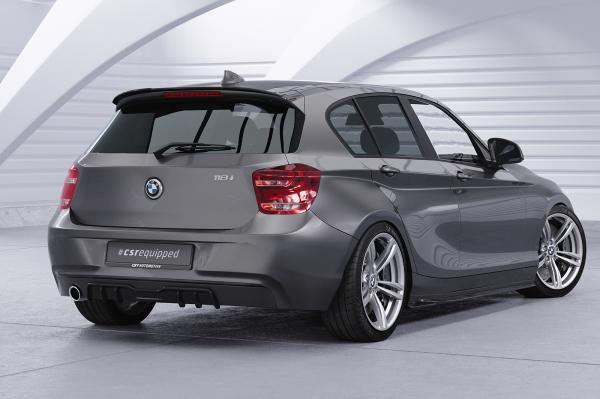 CSR Diffusor | Heckansatz mit ABE für BMW 1er F20 / F21 HA433-G Glossy schwarz Hochglanz (keine Lackierung erforderlich)