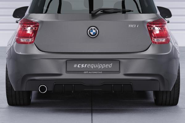 CSR Diffusor | Heckansatz mit ABE für BMW 1er F20 / F21 HA433-G Glossy schwarz Hochglanz (keine Lackierung erforderlich)