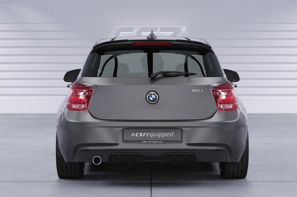 CSR Diffusor | Heckansatz mit ABE für BMW 1er F20 / F21 HA433-G Glossy schwarz Hochglanz (keine Lackierung erforderlich)