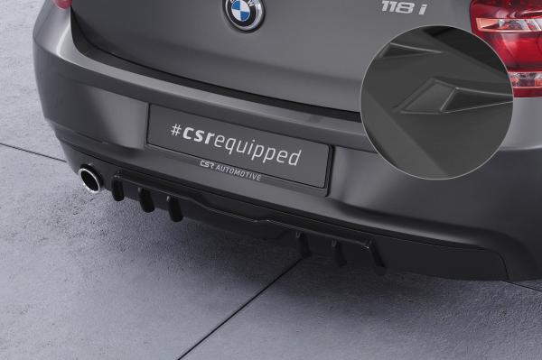 CSR Diffusor | Heckansatz mit ABE für BMW 1er F20 / F21 HA433-L Lackierung erforderlich (unlackiert roh)