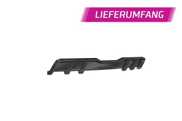 CSR Diffusor | Heckansatz mit ABE für BMW 1er F20 / F21 HA433-G Glossy schwarz Hochglanz (keine Lackierung erforderlich)