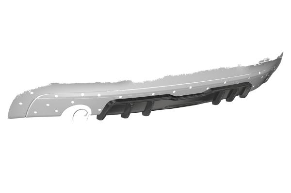 CSR Diffusor | Heckansatz mit ABE für BMW 1er F20 / F21 HA433-G Glossy schwarz Hochglanz (keine Lackierung erforderlich)