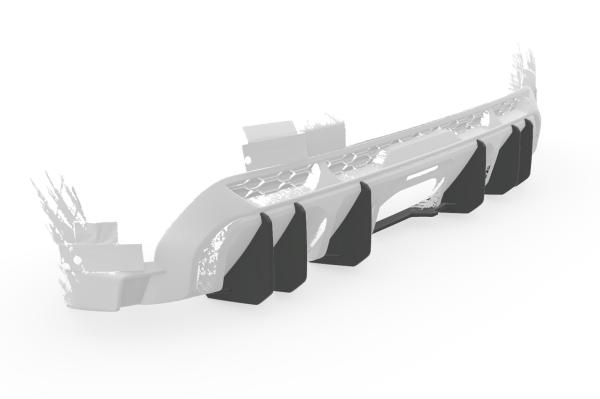 CSR Racing Diffusor | Heckansatz für Mini F56 / F57 HA441-L Lackierung erforderlich (unlackiert roh)