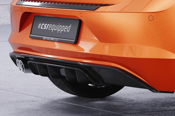 CSR Diffusor | Heckansatz mit ABE für VW Polo 6 2G (Typ AW) GTI HA442-G Glossy schwarz Hochglanz (keine Lackierung erforderlich)