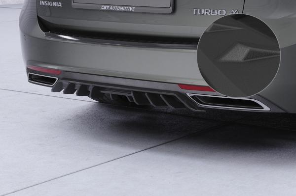 CSR Diffusor | Heckansatz mit ABE für Opel Insignia B Sports Tourer HA455-S Strukturiert schwarz matt (keine Lackierung erforderlich)