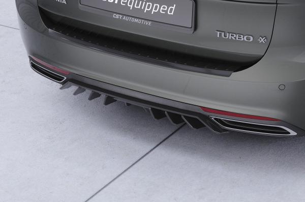 CSR Diffusor | Heckansatz mit ABE für Opel Insignia B Sports Tourer HA455-S Strukturiert schwarz matt (keine Lackierung erforderlich)