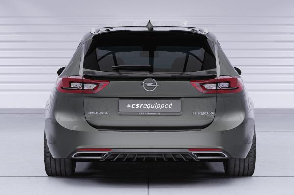 CSR Diffusor | Heckansatz mit ABE für Opel Insignia B Sports Tourer HA455-S Strukturiert schwarz matt (keine Lackierung erforderlich)