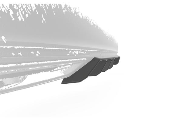 CSR Diffusor | Heckansatz mit ABE für Opel Insignia B Sports Tourer HA455-S Strukturiert schwarz matt (keine Lackierung erforderlich)