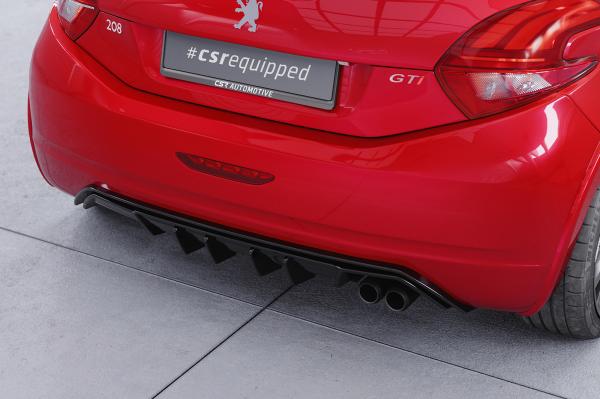 CSR Diffusor | Heckansatz mit ABE für Peugeot 208 GTi HA456-L Lackierung erforderlich (unlackiert roh)
