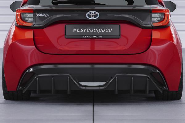 CSR Diffusor | Heckansatz mit ABE für Toyota Yaris 4 (XP21) HA459-C Carbon Look Hochglanz (keine Lackierung erforderlich)