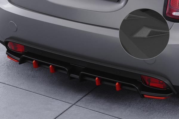 CSR Diffusor | Heckansatz mit ABE für Mini F56 Cooper SE HA463-S strukturiert schwarz matt (keine Lackierung erforderlich)