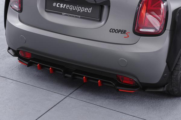 CSR Racing Diffusor | Heckansatz für Mini F56 Cooper SE HA464-L Lackierung erforderlich (unlackiert roh)
