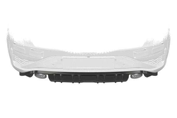 CSR Diffusor | Heckansatz mit ABE für Hyundai I30 (PD) N HA465-L Lackierung erforderlich (unlackiert roh)