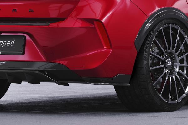 CSR Diffusor | Heckansatz mit ABE für Opel Astra L Schrägheck HA466-C Carbon Look Hochglanz (keine Lackierung erforderlich)